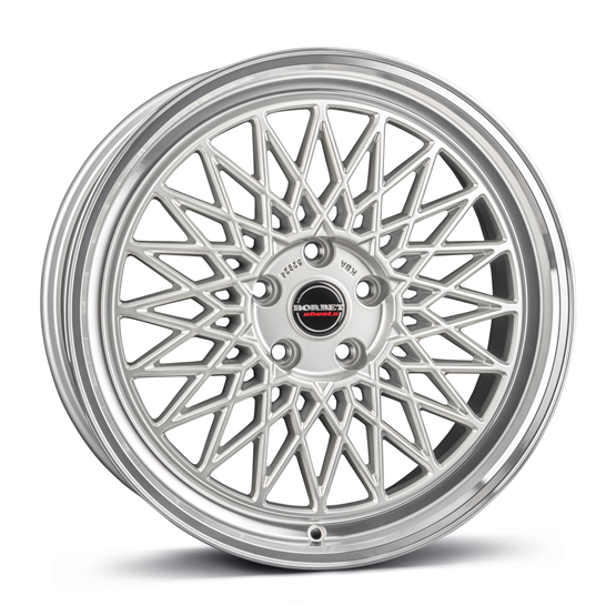 Borbet B Silver Rim Polished 8,5X19 5/120 ET33 CB72,5